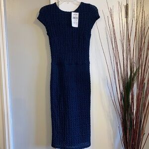 Love Ady ladies size large navy long dress new with tags